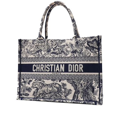 cabas dior bleu marine|Dior Book Tote .